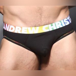 Andrew Christian pride Jockstrap Black Sz L